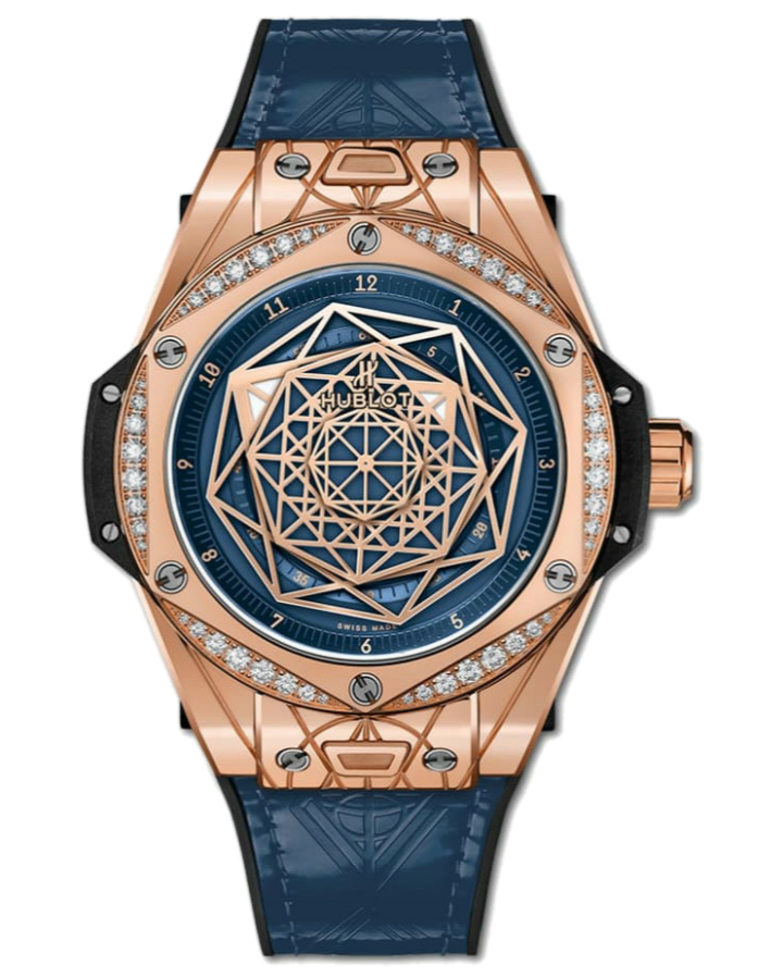 Часы Hublot Big Bang One Click Sang Bleu 39 mm 465.OS.7189.VR.1204.MXM19