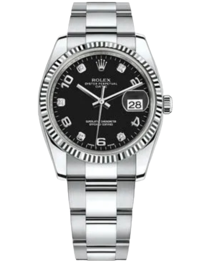 Часы Rolex Datejust 34mm Steel and White Gold 115234-0011