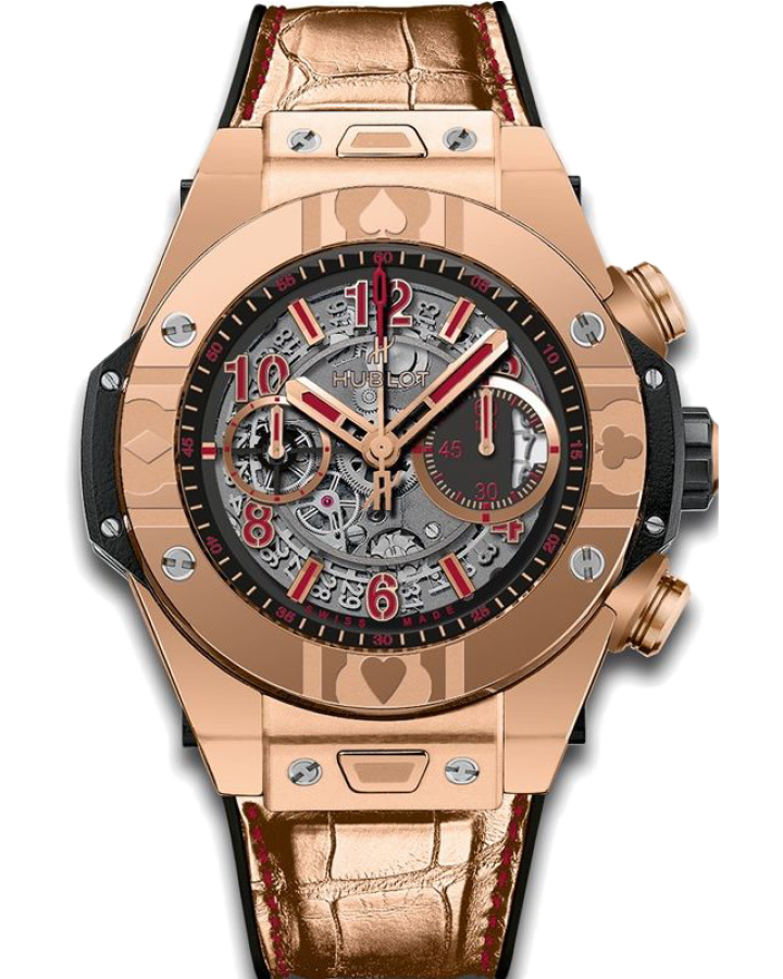 Часы Hublot 411.OX.1180.LR.WPT15 Big Bang Unico 45 mm World Poker Tour 411.OX.1180.LR.WPT15