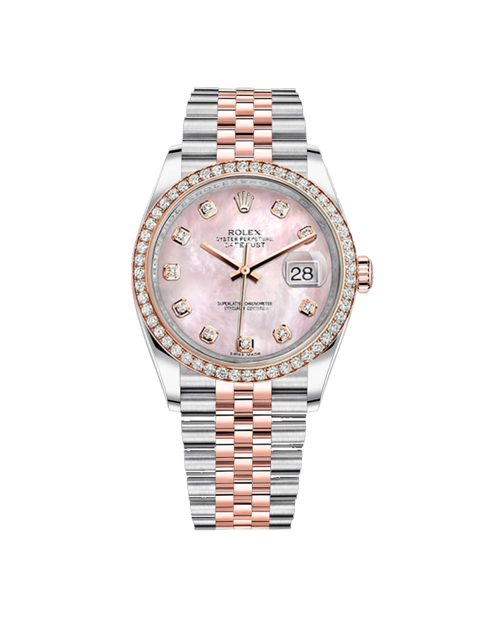 Часы Rolex DATE JUST STEEL AND EVEROSE GOLD ТЮНИНГ