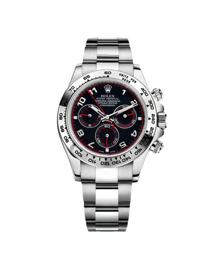 Часы Rolex Cosmograph Daytona 40mm White Gold 116509 Black