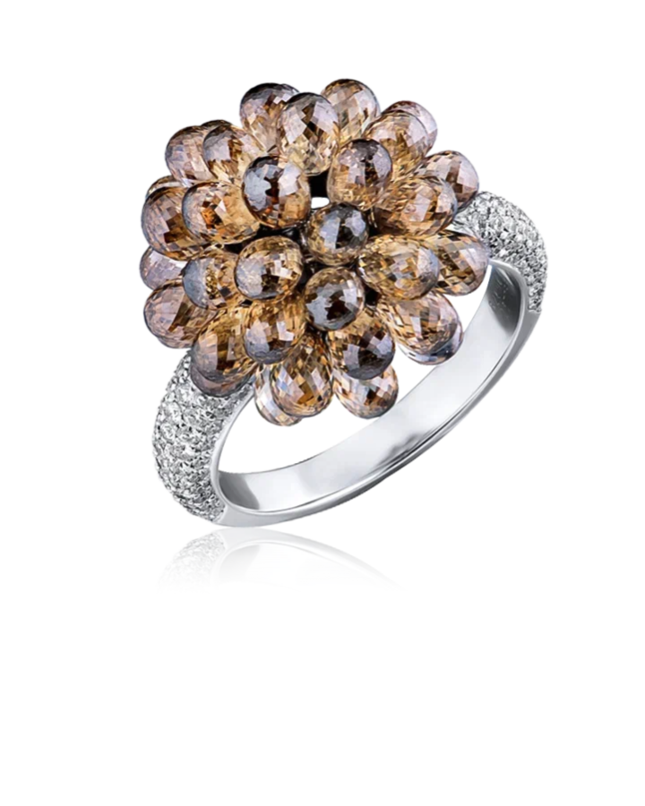 Кольцо Chopard Copacabana Brown Briolette Diamonds 826904-1216