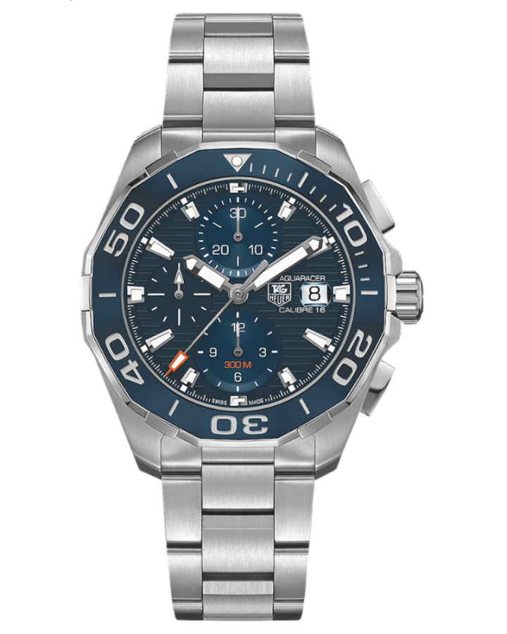 Часы TAG Heuer Aquaracer Calibre 16 Day Date Automatic Chronograph 43 mm CAY211B.BA0927