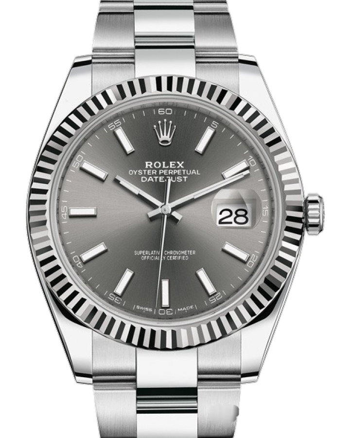 Часы Rolex Datejust 41mm Steel and White Gold 126334-0013