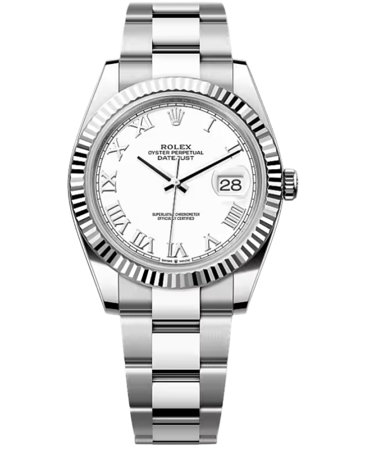 Часы Rolex Datejust 41mm Steel and White Gold 126334