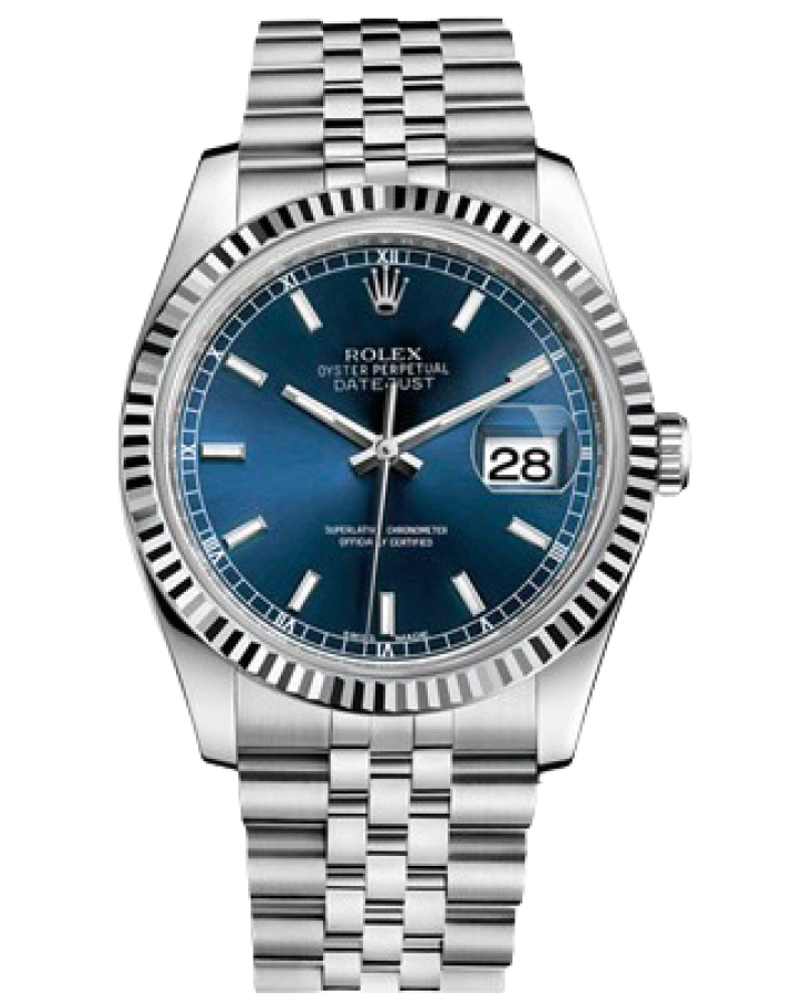 Часы Rolex Datejust 36mm Steel and White Gold 116234-0139