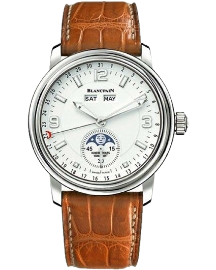 Часы Blancpain Leman Moon Phase Complete Calendar 40mm 2863-1127-53B