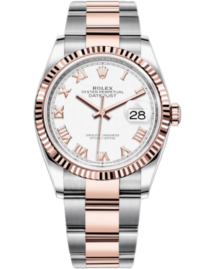 Часы Rolex Datejust 36mm Steel and Everose Gold 116231 wro