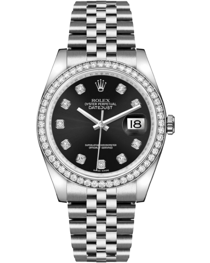 Часы Rolex Datejust 36mm Steel and White Gold 116244-0014