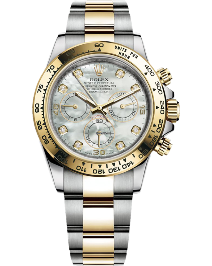 Часы Rolex Cosmograph Daytona 116503 WHITE MOTHER-OF-PEARL SET WITH DIAMONDS