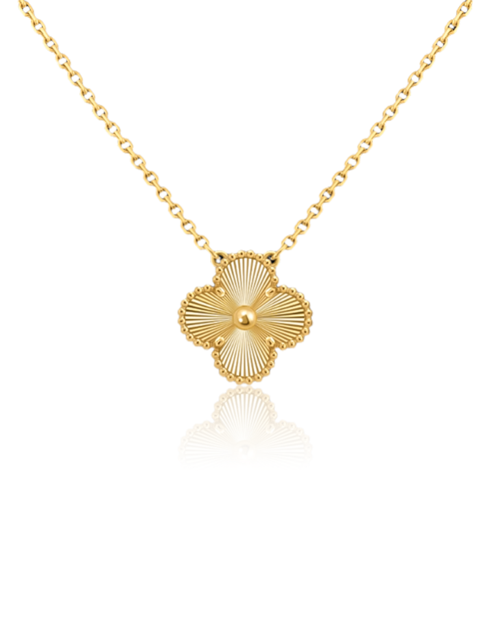 Колье Van Cleef & Arpels Vintage Alhambra pendant yellow gold VCARP4KL00