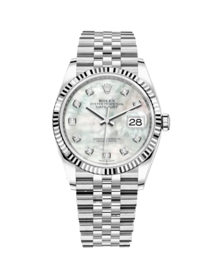 Часы Rolex Datejust 36mm Steel and White Gold 126234-0020