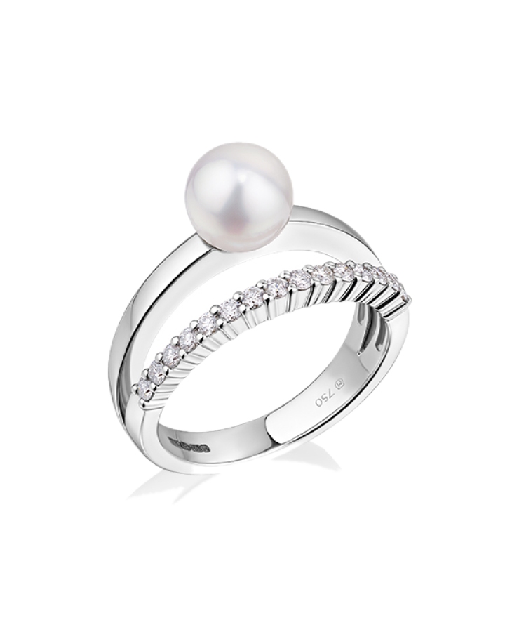 Кольцо Mikimoto Classic PRL 10233 D W