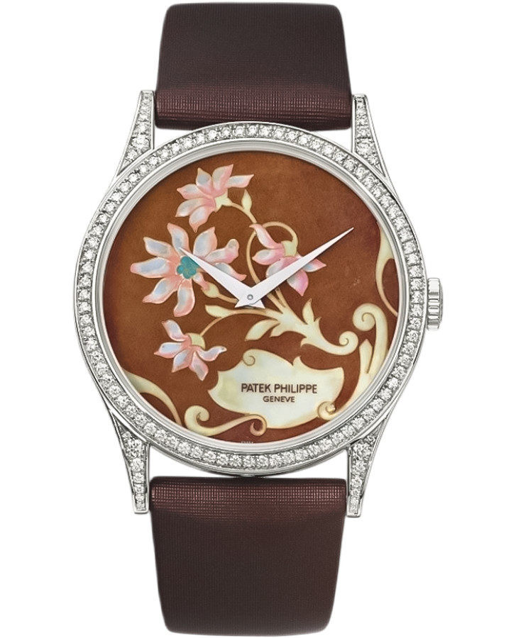 Часы Patek Philippe Calatrava Floral Arabesques 5077/100P-013