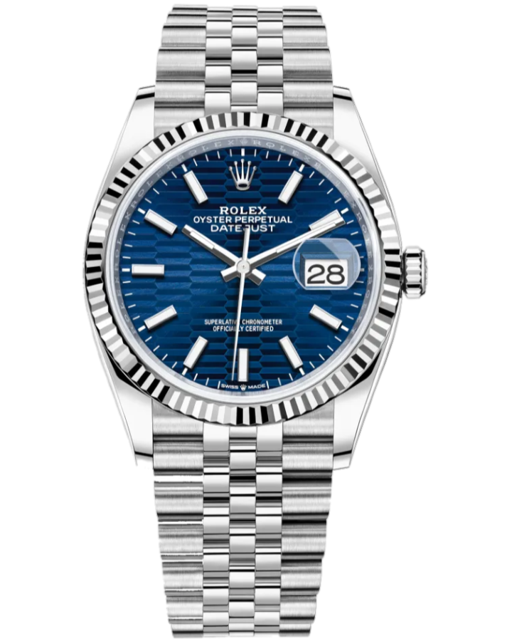 Часы Rolex Datejust 36mm Steel and White Gold 126234-0049