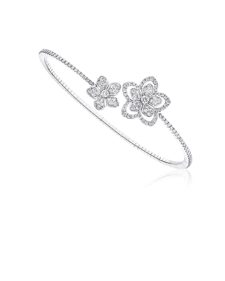 Браслет Graff Wild Flower Twist Diamond Bangle RGB514