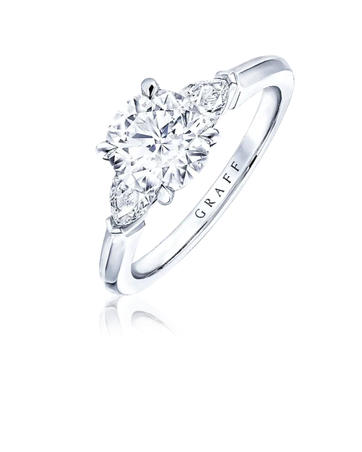 Кольцо Graff Promise Round Diamond Engagement Ring 3 14ct F/VS1.