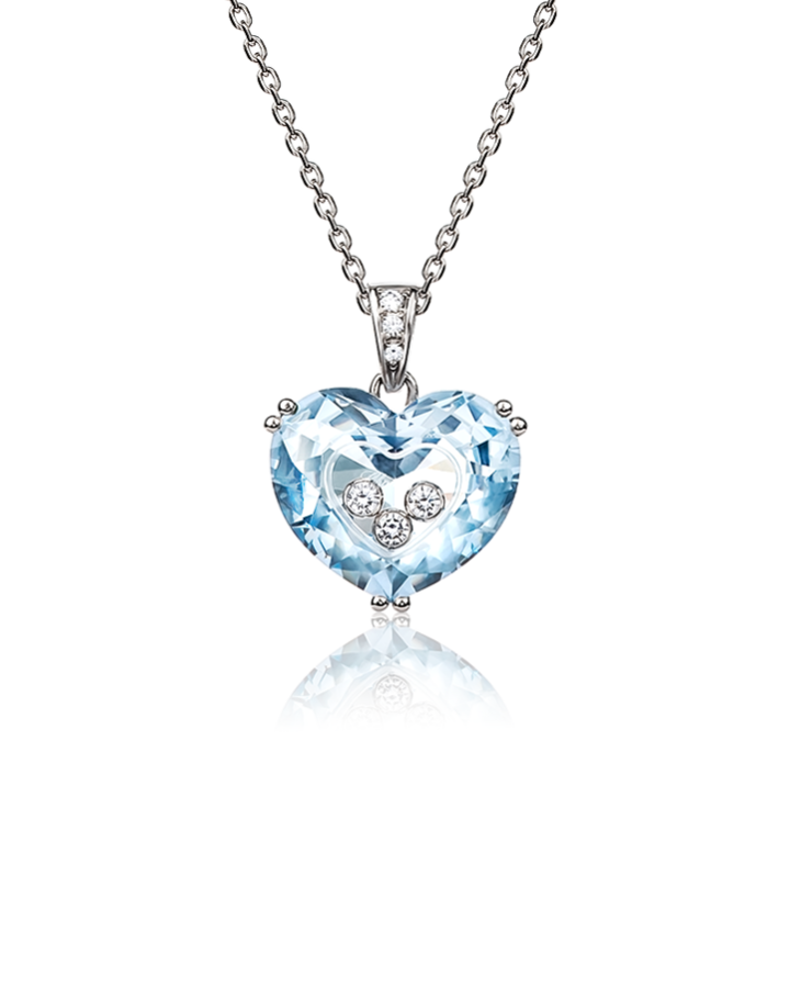 Подвеска Chopard SO HAPPY CRYSTAL HEART 796234-1013