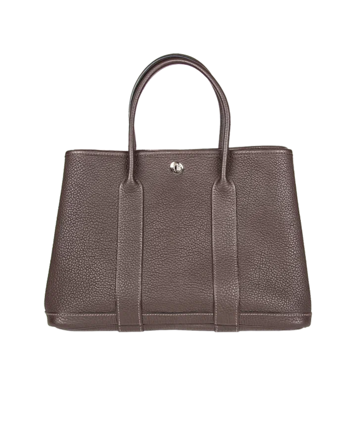 Сумка Hermes ETOUPE TPM LEATHER GARDEN PARTY TRES PETITE MODELE TOTE BAG