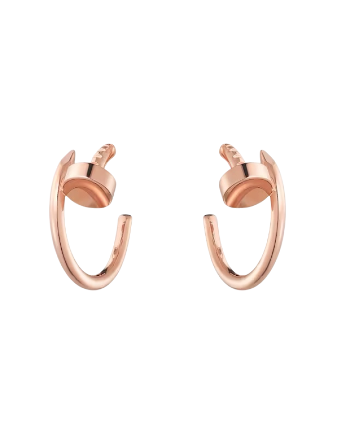 Серьги Cartier JUSTE UN CLOU HOOP EARRINGS SMALL MODEL B8301234