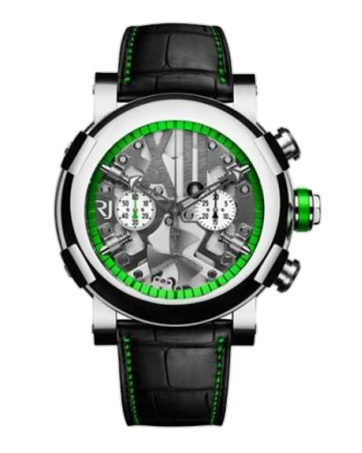 Часы Romain Jerome Sea Titanic Inside Steampunk Chrono Steampunk Chrono Green Limited edition of 99 pieces RJ.T.CH.SP.005.07