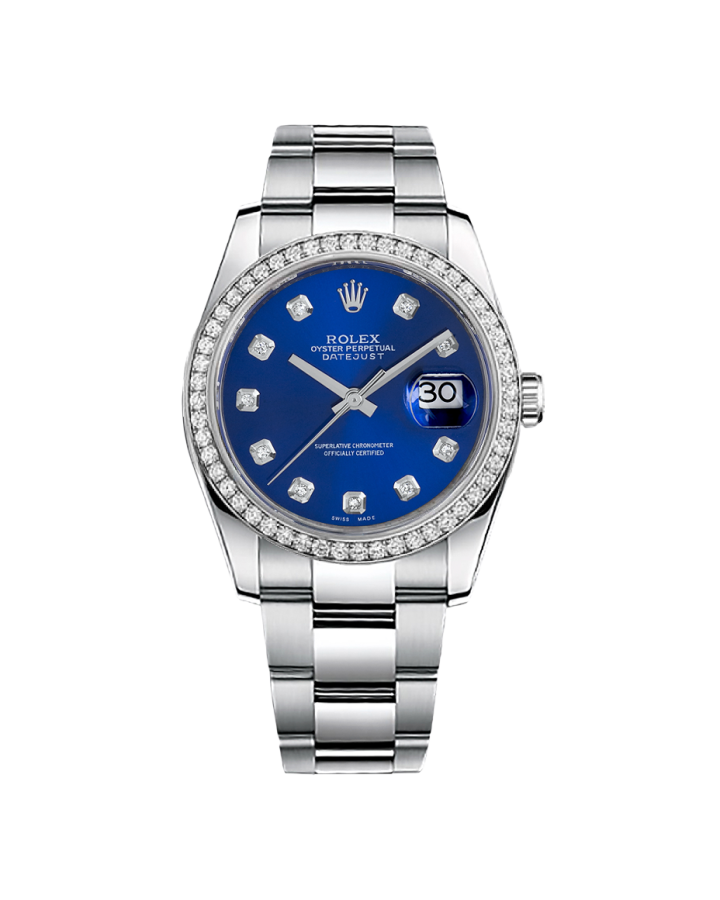 Часы Rolex Datejust 36mm Steel and White Gold 116200 Тюнинг.