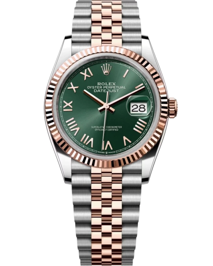 Часы Rolex DATEJUST 36MM STEEL AND EVEROSE GOLD 126231-0051