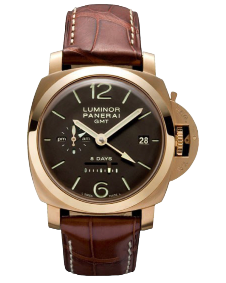 Часы Panerai Officine Luminor 1950 8 Days GMT Oro Rosso PAM00289