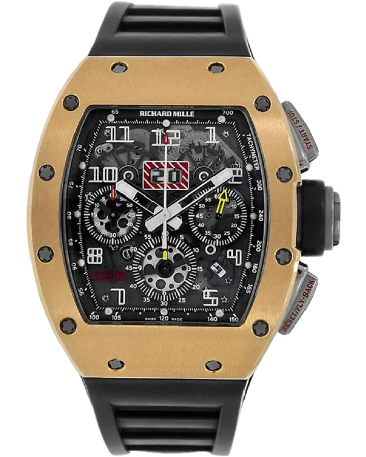 Часы Richard Mille RM 011 FELIPE MASSA ROSE GOLD