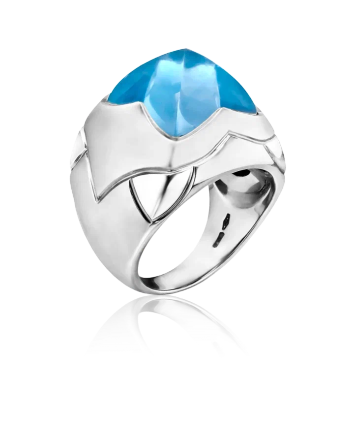 Bvlgari sterling silver ring on sale