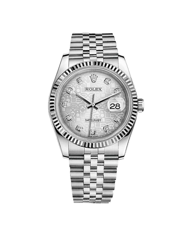 Часы Rolex Datejust 36mm Steel and White Gold 116234-0087