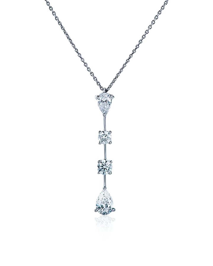 Подвеска Graff Classic pershape and round Diamond strand pedant