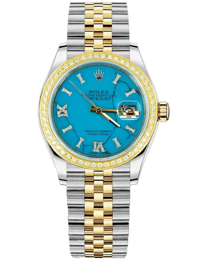 Часы Rolex Datejust 36mm Steel and Yellow Gold ТЮНИНГ 116233