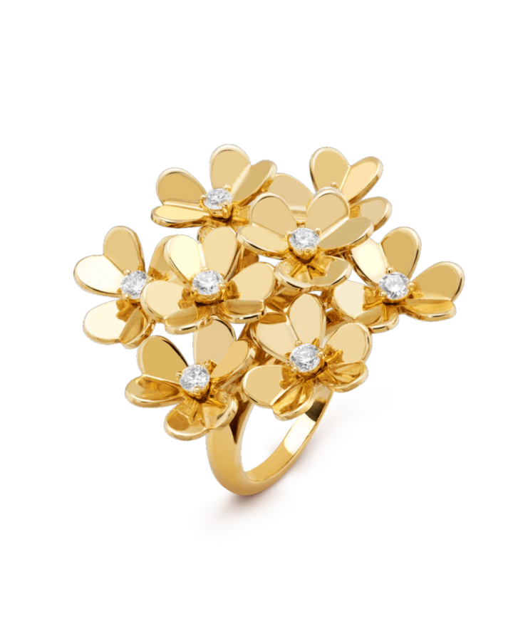 Кольцо Van Cleef & Arpels Frivole 8 цветков VCARB67700