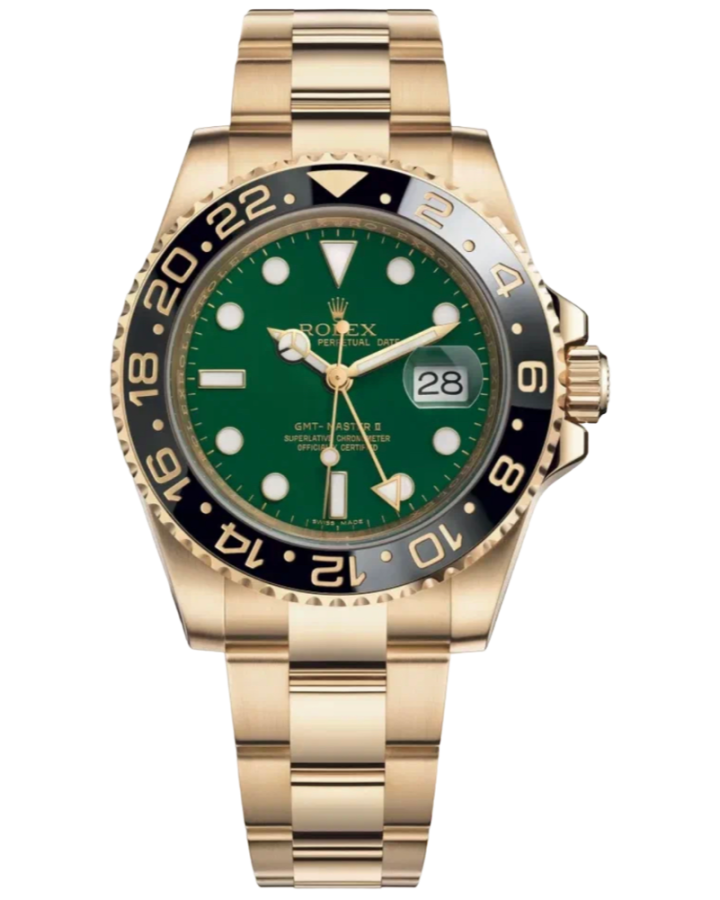 Часы Rolex GMT Master II 40mm Yellow Gold 116718LN