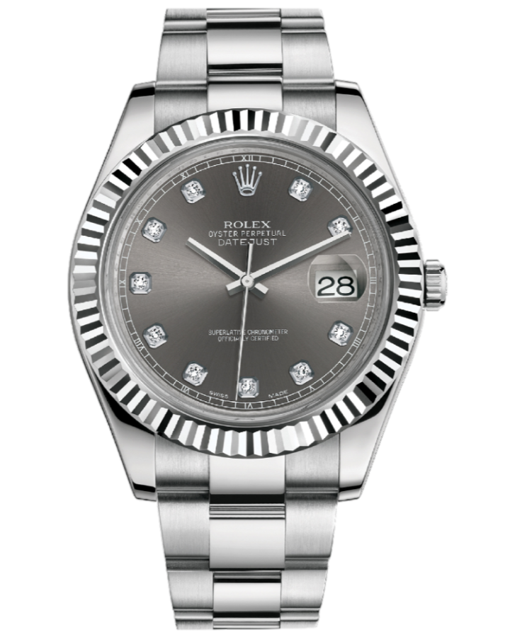 Часы Rolex Datejust II 41mm Steel and White Gold 116334