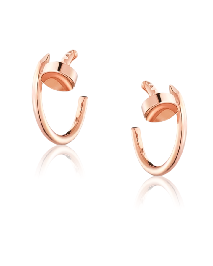 Серьги Cartier JUSTE UN CLOU HOOP EARRINGS SMALL MODEL B8301234