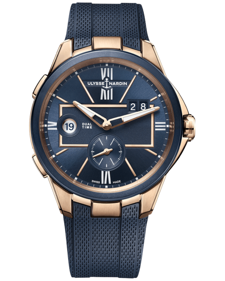 Часы Ulysse Nardin Executive Dual Time 42mm 242-20/43