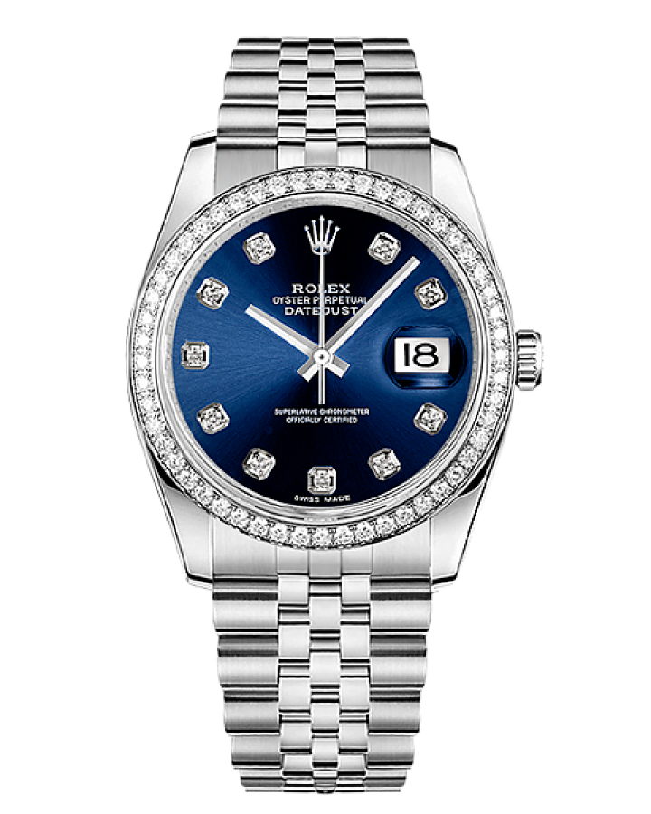 Часы Rolex DATEJUST 36MM STEEL AND WHITE GOLD ТЮНИНГ 126200