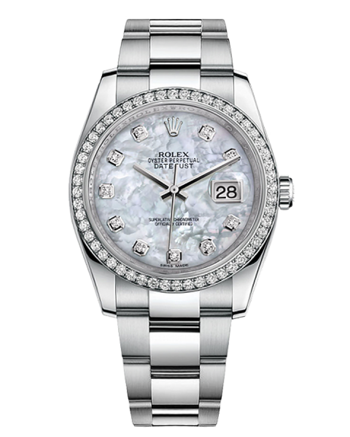 Часы Rolex DATEJUST 36 MM OYSTERSTEEL WHITE GOLD AND DIAMONDS