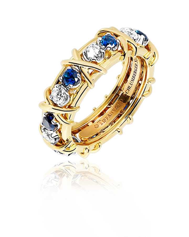Кольцо Tiffany&Co. SCHLUMBERGER Sixteen Stone