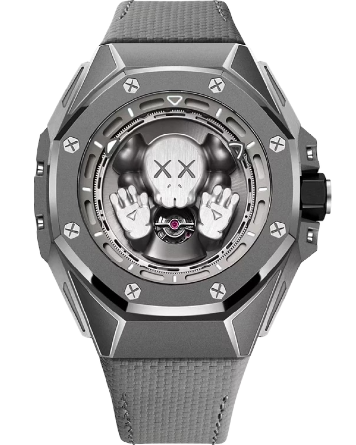Часы AUDEMARS PIGUET KAWS TOURBILLON COMPANION OPENWORKED DIAL LIMITED EDITION 26656TI.GG.D019VE.01