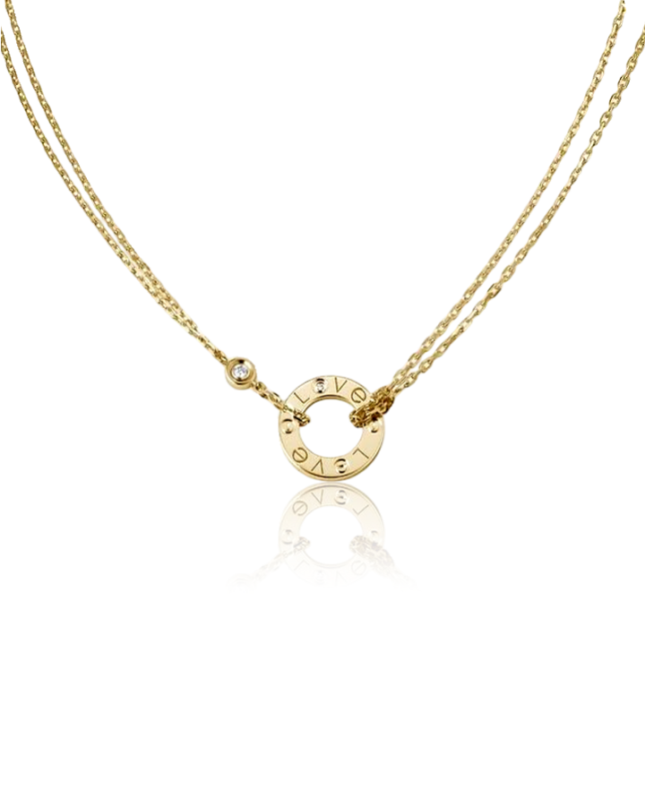 Подвеска Cartier LOVE PENDANT 2 DIAMONDS B7219500