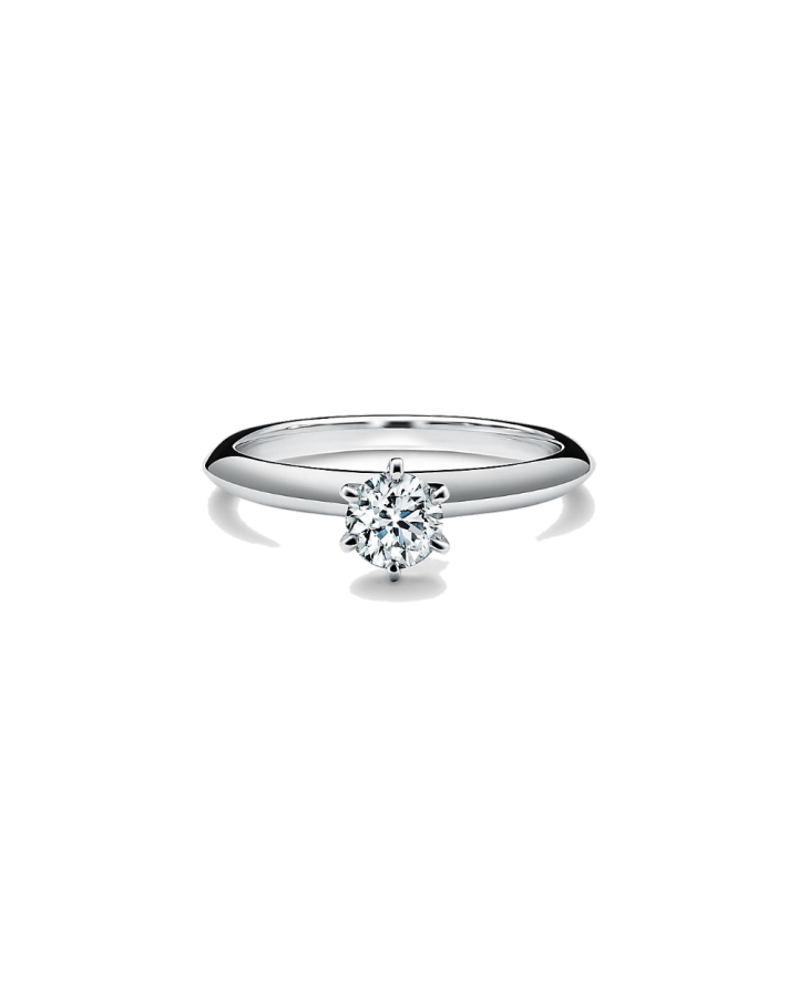 Кольцо Tiffany&Co. Помолвочное Tiffany Setting 0 31ct из платины