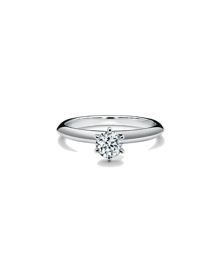 Кольцо Tiffany&Co. Помолвочное Tiffany Setting 0 31ct из платины (13592