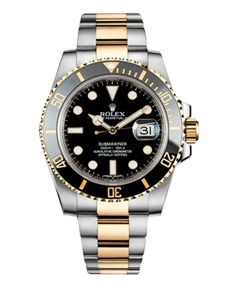 Часы Rolex SUBMARINER DATE 40MM STEEL AND YELLOW GOLD CERAMIC