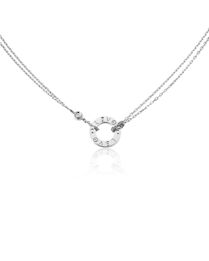 Колье Cartier LOVE PENDANT 2 DIAMONDS B7219400