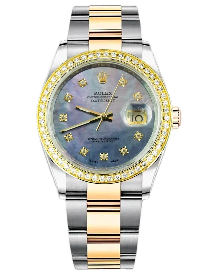 Часы Rolex Datejust 36mm Steel and Yellow Gold ТЮНИНГ 126201.