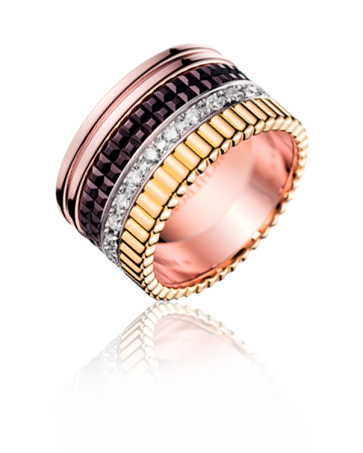 Кольцо Boucheron QUATRE BLACK EDITION LARGE RING