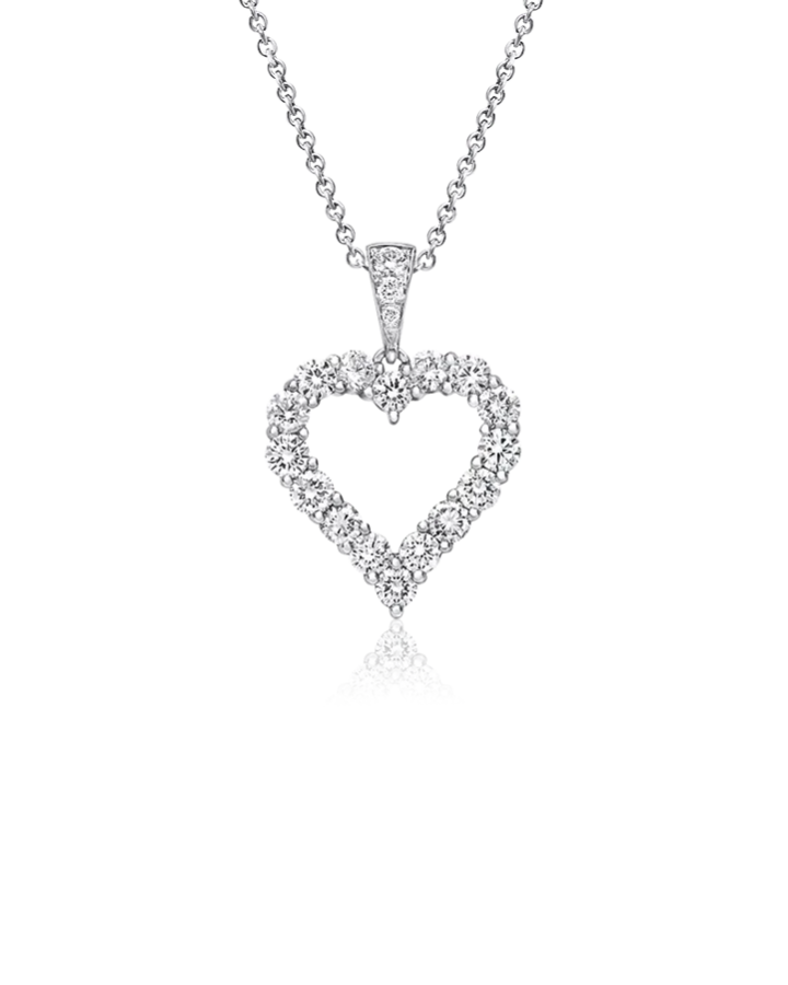 Кулон Graff Diamond Heart Silhouette Pendant RGP048